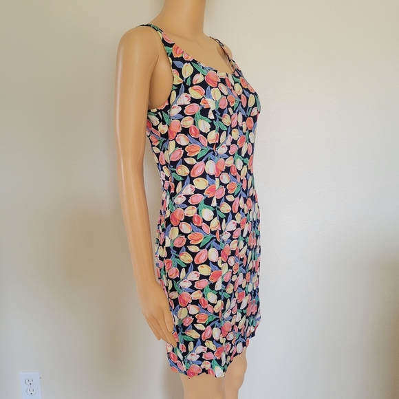90s banana republic floral dress - Picture 4 of 12